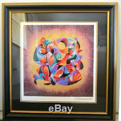 Anatole Krasnyansky Signed Seriolithograph Poetry in Motion 2011 with COA