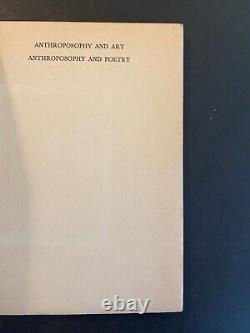 Anthroposcopy & Art Anthroposophy & Poetry Two Lectures Rudolf Steiner 1935 S