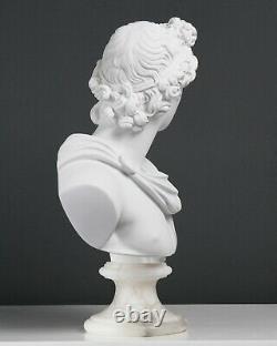 Apollo Bust Sculpture Greek Roman Mythological God Poetry Statue 32cm / 12.6