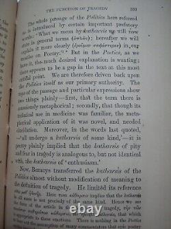 Aristolte Theory Of Poetry & Fine Art S H Butcher Rare Book India 1895