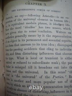 Aristolte Theory Of Poetry & Fine Art S H Butcher Rare Book India 1895