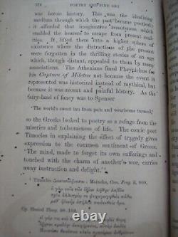 Aristolte Theory Of Poetry & Fine Art S H Butcher Rare Book India 1895