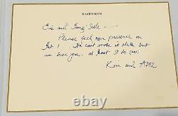 Art Garfunkel Poetry Book Kathryn 2000 w card signed to Monty Python Eric Idle