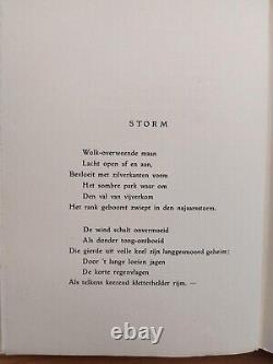 Art Nouveau Book Gilt Vellum 1907 First Edition Stemmen P. C. Boutens Poems Dutch
