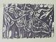 Billy Childish Signed Broadside Art Print Poem Deaths Head Moth Numbered 1/26