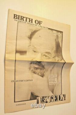BIRTH OF TRAGEDY No. 3 Magazine 1985 Allen Ginsburg LYDIA LUNCH Henry Rollins