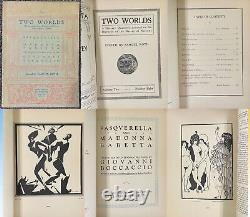 BOCCACCIO TWO WORLDS 1927 V3N8 VNTG Periodical Aubrey Beardsley illustrated wOw