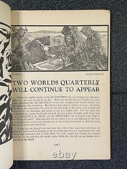 BOCCACCIO TWO WORLDS 1927 V3N8 VNTG Periodical Aubrey Beardsley illustrated wOw