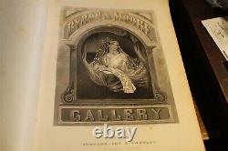 BYRON MOORE GALLERY 1871 BOOK With AWESOME ENGRAVINGS AND POETRY