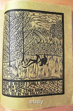 Barbara Bascove. & S. S. Kaness. Heron From The Reeds. Woodcuts / Poetry