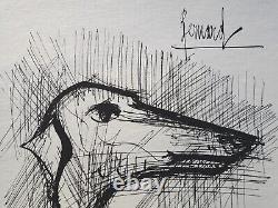 Bernard Buffet the Dog, Engraving Signed, 1961, 197ex