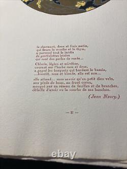 Beures Galantes Quatre Poemes De Jean Noury G P Guinegault 38/500 Poetry Art