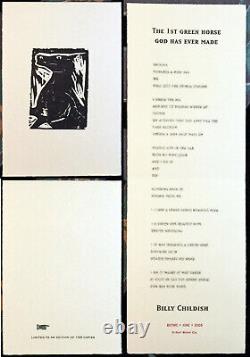 Billy Childish 3x Letterpress Broadsides 1 SIGNED Radical Poetry X-Ray Book Co