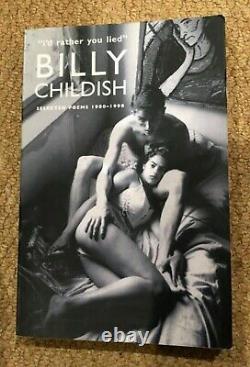 Billy Childish Book'Poems I'd rather you lied' rare Tracey Emin photo cover