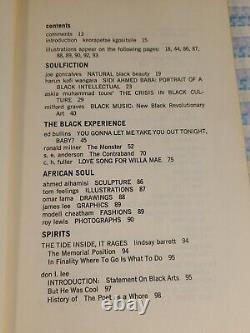 Black Arts ed by Ahmed Alhamisi & Harun Kofi Wangara 1969 Broadside Press PB HTF