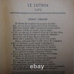 Boileau 1934 The With & L'Art Poetics Literature Larousse France N6852