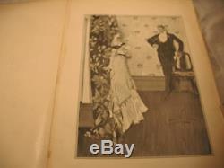 Book lot VICTORIAN WOMEN FASHION antique old art prints Wenzell C Allen Gilbert