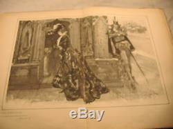 Book lot VICTORIAN WOMEN FASHION antique old art prints Wenzell C Allen Gilbert