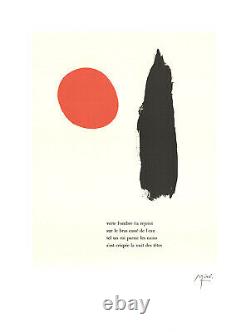 Bundle- 2 Assorted Joan Miro Illustrated Poems-Parler Seul Lithographs