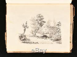C1826-1860 Album of Ephemera Miss Shields Drawings Cuttings Poems Patricia Milne