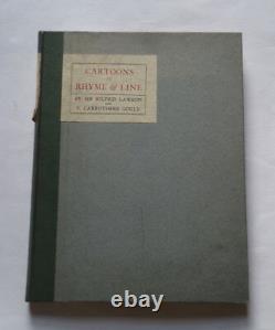 CARTOONS IN RHYME & LINE by W Lawson Humour / Art / Poems & Poetry / Rare 1905