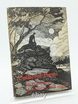 COLLECTED POEMS BY H. P. LOVECRAFT Arkham House 1963, Frank Utpatel Art