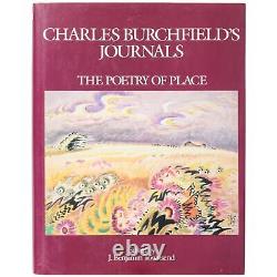 Charles Burchield Artist Journals Landscapes Signed 1st Ed Art Center Watercolor