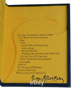 Christus Apollo SIGNED by RAY BRADBURY & D'Ambrosio Limited Edition Art Book