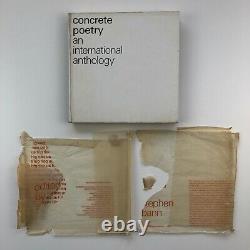 Concrete Poetry An International Anthology (1967) ed Stephen Bann