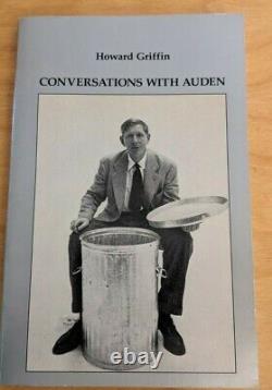 Conversations with Auden (ed. Donald Allen Note by Nell Blaine)