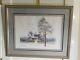 D. Morgan Print Victorian Home With Poem Framed