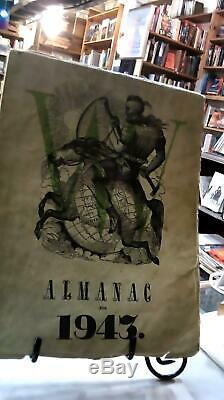 David HARE / VVV ALMANAC FOR 1943 Number 2-3 March 1943 Poetry Plastic Arts 1st