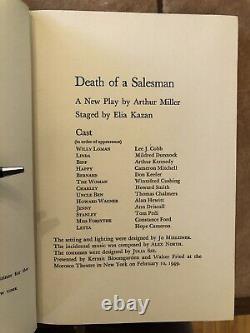 Death of a Salesman Arthur Miller FIRST EDITION 1949 Near Fine With ORIGINAL DJ