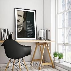 Edgar Allan Poe Poem Print Alone Art Photo Poster Gift