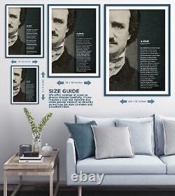 Edgar Allan Poe Poem Print Alone Art Photo Poster Gift