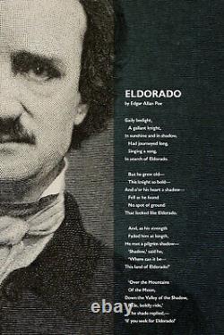 Edgar Allan Poe Poem Print Eldorado Art Photo Poster Gift
