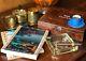 Elegant Treasure Box Coffee Table Book Set Novel & Cookbook! Free Shipping