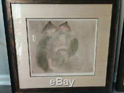 EnG Tay Signed Lithograph Of, A Poem In Emerald 1978
