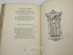 English Lyrics from Spenser to Milton 1898 1st Ed ROBERT ANNING BELL Art Nouveau