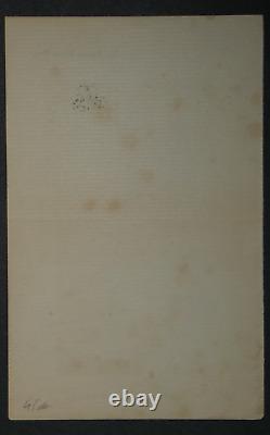 Eugene Bob Letter Signed Autograph, 1898, Your Lovely Poetry