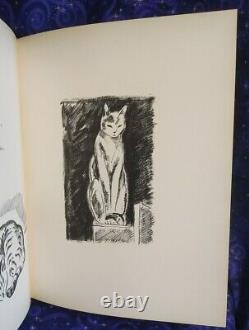 Eux, Mes Chats Poems & Dessins by Jaques Nam, 1959 illustrated Mondiales ed. HC