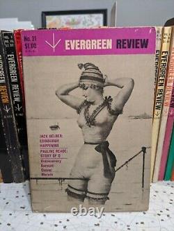 Evergreen Review Full 1st Run #1-31 Jack Kerouac Ginsberg Brautigan Burroughs ++