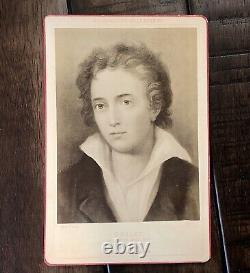 Excellent Bruckmann Collection Poet Percy Shelley Antique 1800s Poetry Famous