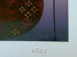 Eyvind Earle A Tree Poem Hand signed numbered Serigraph 1989