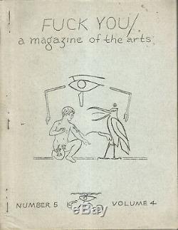 FUCK YOU A Magazine of the Arts No 5 Vol 4 Ed Sanders Lenore Kandel Whalen