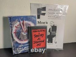 Ferlinghetti Lot SIGNED Poetry as Insurgent Art + Time of Useful Consciousness