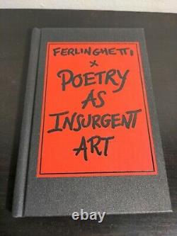 Ferlinghetti Lot SIGNED Poetry as Insurgent Art + Time of Useful Consciousness