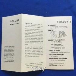 Folder 2. Volume 1 Number 2 1st. Ed. With Early John Ashbery & Frank O'hara