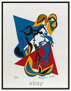 Francoise Gilot Original Color Lithograph Sur La Pierre Poems Hand Signed Art