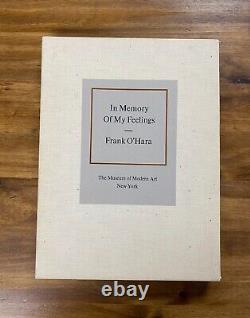 Frank O'Hara In Memory Of My Feelings 1967 First Limited Edition Numbered MOMA